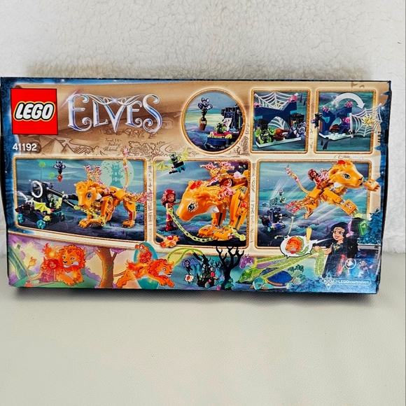 Lego Elves Set 41192 Azari and the Fire Lion Capture New in Box - Picture 2 of 3